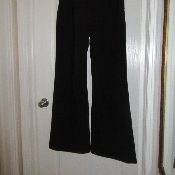 Ladies WIDE LEG Black Dress pants size 13 Smart Set - Picture 3 of 16